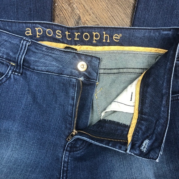 Apostrophe Bootcut Blue Jeans Pants Denim ((10)) - Picture 7 of 8